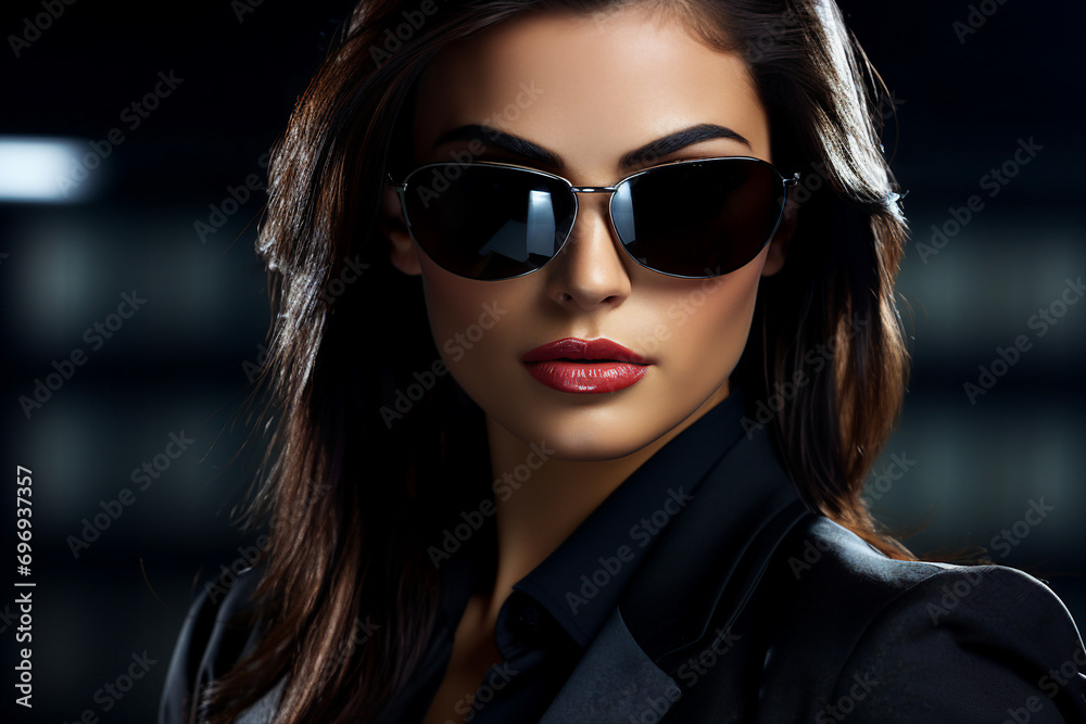 Generative AI picture of secret agent spy person modern film style killer detective soldier Generative AI picture of secret agent spy person modern film style killer detective soldier