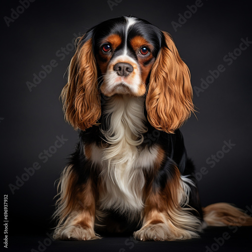 Portrait of cavalier king chales spaniel