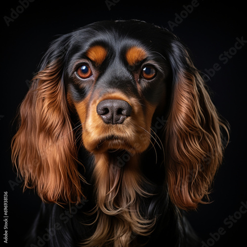 Portrait of cavalier king chales spaniel