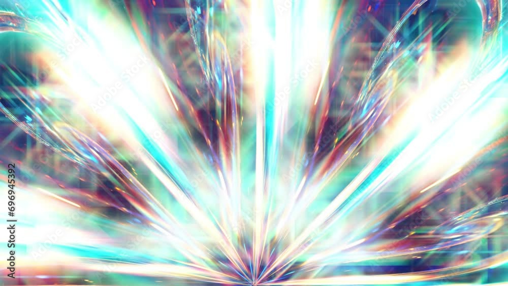 Abstract glowing rotating prism background. Abstract glowing rotating prism background.