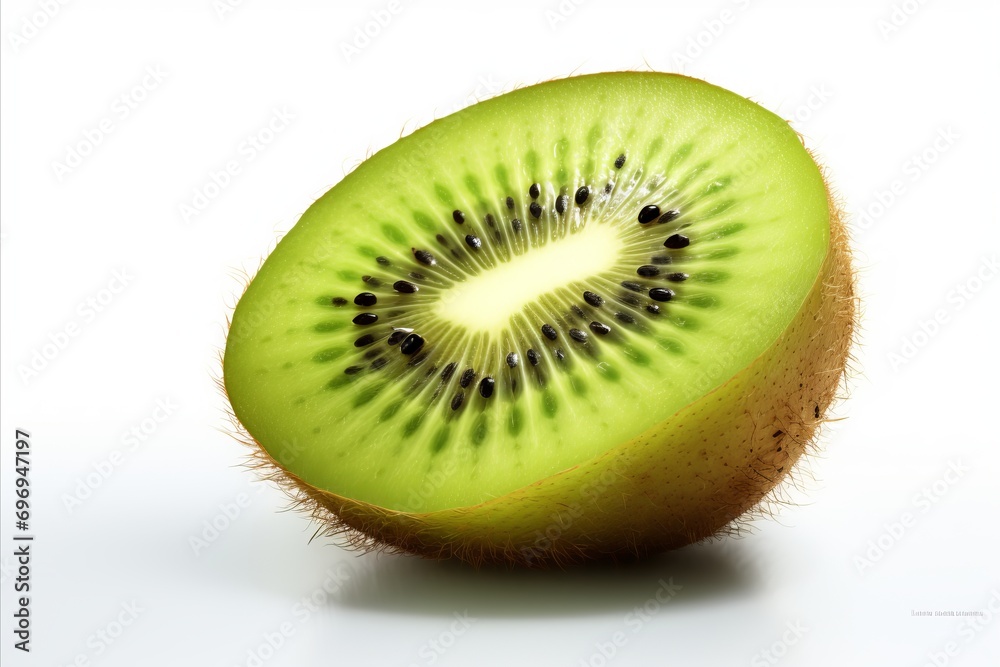 Delicious and juicy kiwi fruit isolated on white background for advertising and promotion Delicious and juicy kiwi fruit isolated on white background for advertising and promotion
