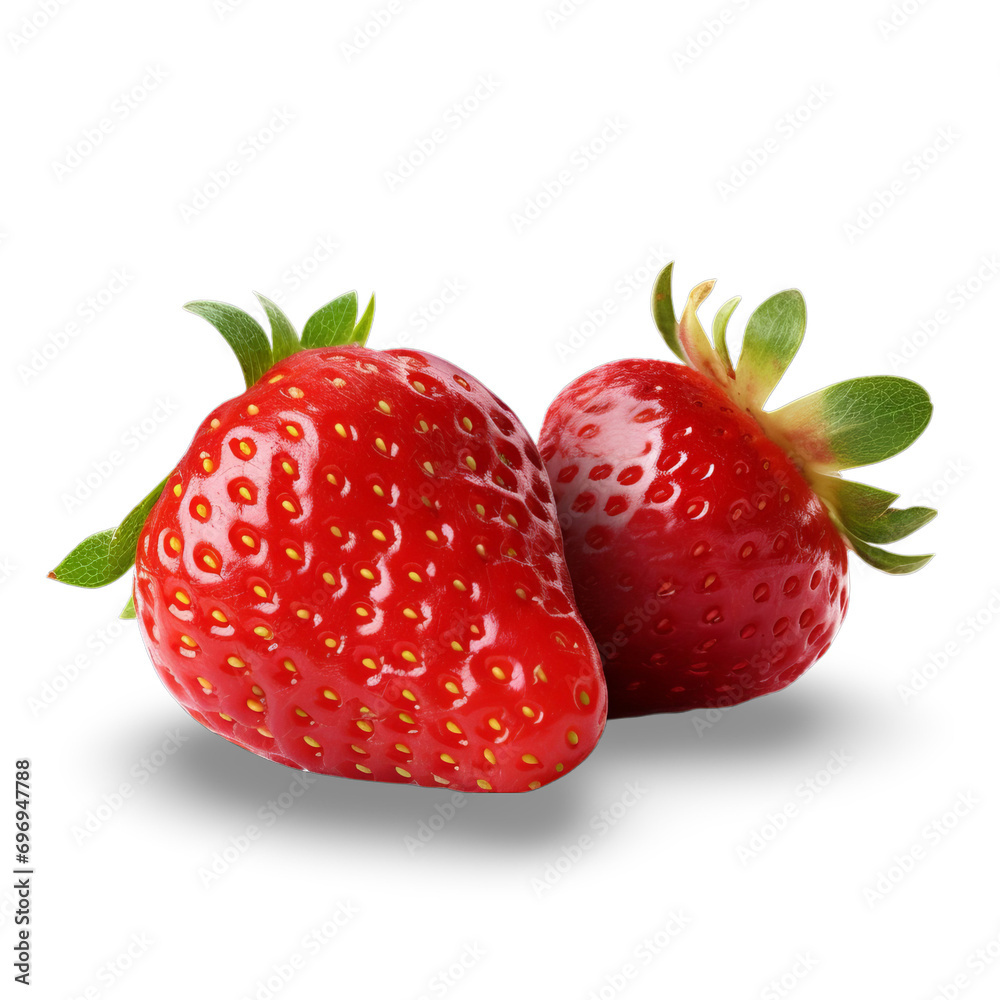 strawberries isolated on Transparent background strawberries isolated on Transparent background