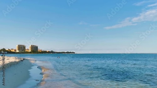 Wallpaper Mural Tropical Caribbean beach clear turquoise water Playa del Carmen Mexico. Torontodigital.ca