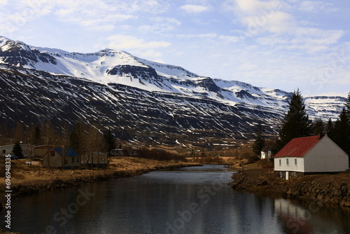 Seyðisfjörður is a town in the Eastern Region of Iceland © marieagns
