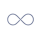 Infinity vector design ,Infinity symbol