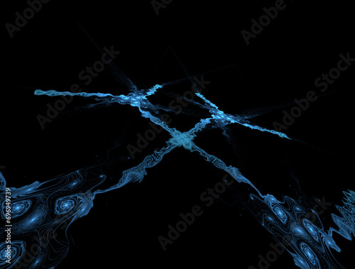 Imaginatory fractal abstract background Image