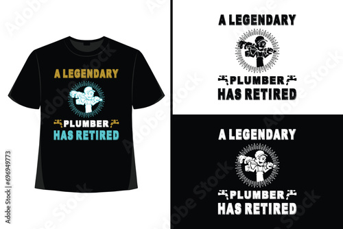 Plumber t-shirt design, Plumber t shirt design, plumber t shirt vector, plumber elements, tools, vector, graphics, background, grunge.