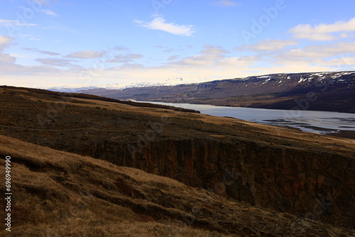 View on a mountain in the Austurland region of Iceland © marieagns