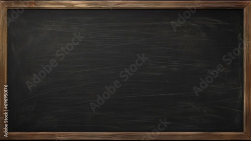 Chalkboard with Chalk Marks Background