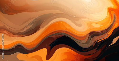 Abstract background with waves, generated AI