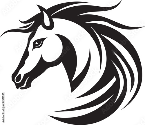 Fototapeta Naklejka Na Ścianę i Meble -  Swift Horse logo vector illustration. Swift Horse vector Icon and Sign.