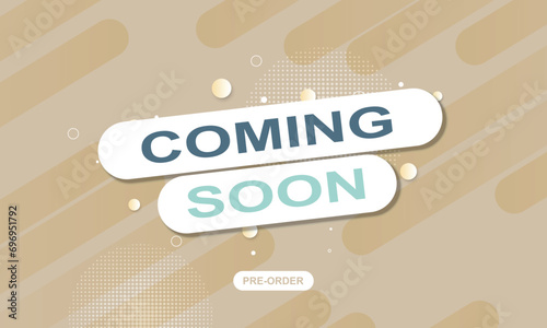 Coming soon banner background.