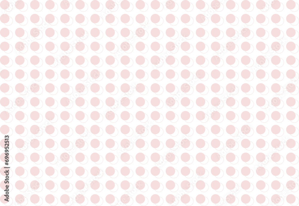 Seamless circles pattern on png background.