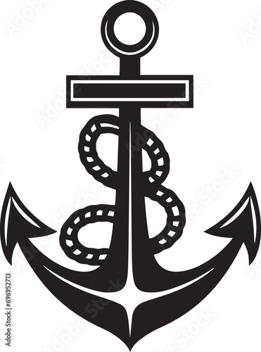 Trusty Anchor logo vector illustration. Trusty Anchor vector Icon and Sign.