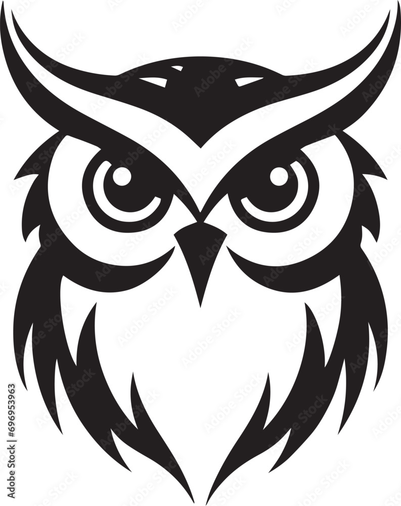 Wise Owl logo vector illustration. Wise Owl vector Icon and Sign.