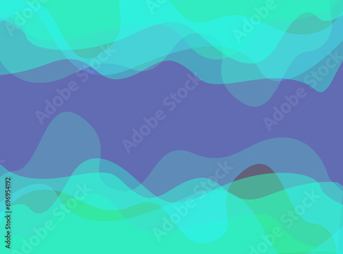 Minimal geometric background. Orange elements with fluid gradient. Dynamic shapes composition. Eps10 vector