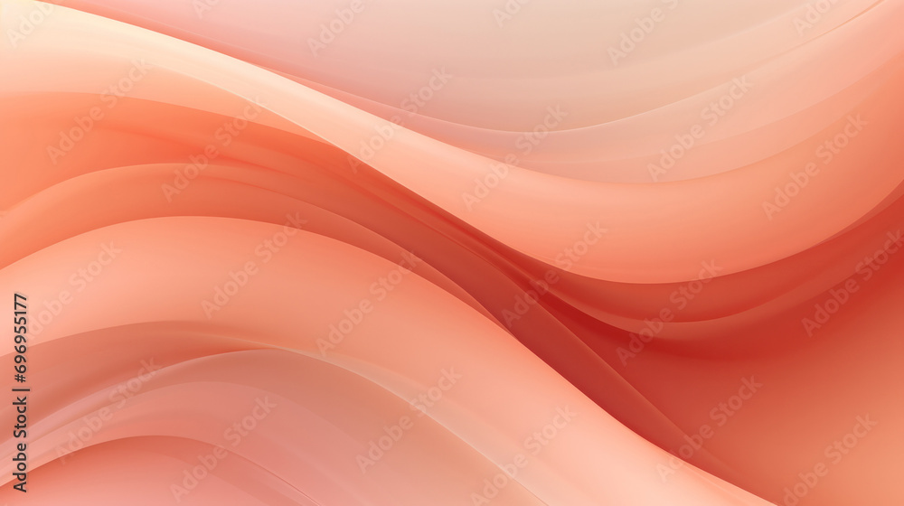 Peachy Waves of Sophistication: Abstract 3D Background, Ideal for Presentations, Product Displays, and Innovative Design Concepts Peachy Waves of Sophistication: Abstract 3D Background, Ideal for Presentations, Product Displays, and Innovative Design Concepts