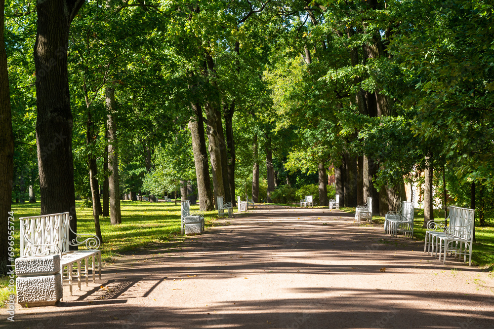 Russia. City of Pushkin. Catherine Park in the city of Pushkin. Tsarskoye Selo. Sights of Russia. Russia. City of Pushkin. Catherine Park in the city of Pushkin. Tsarskoye Selo. Sights of Russia.
