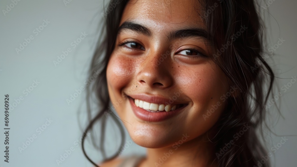 Portrait of smiling woman Portrait of smiling woman