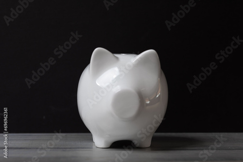 piggy bank dark background ...