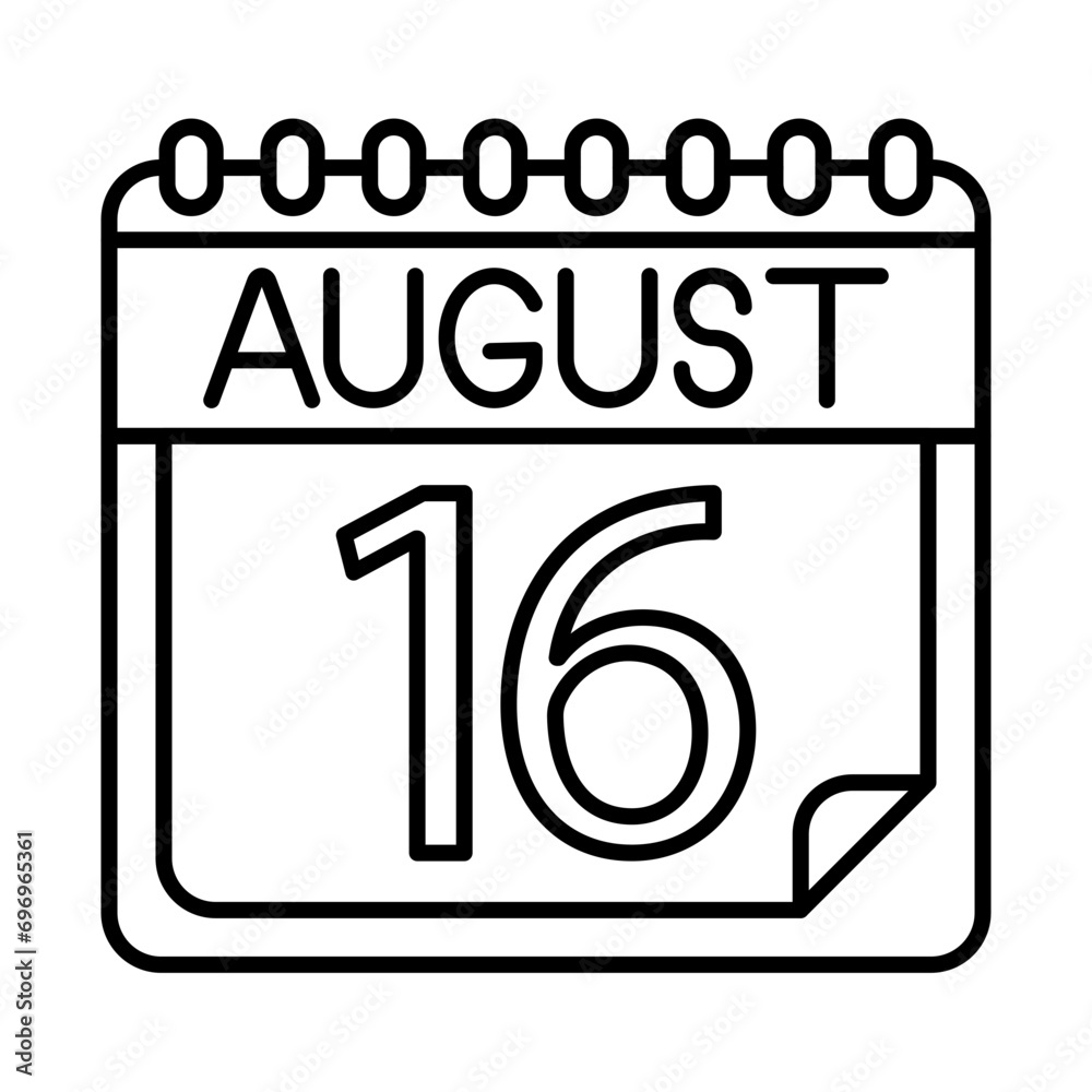 16 August Icon Design