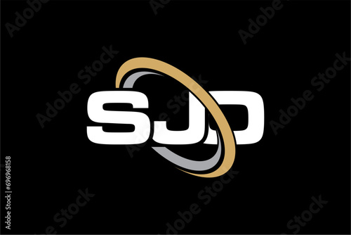 SJO creative letter logo design vector icon illustration photo