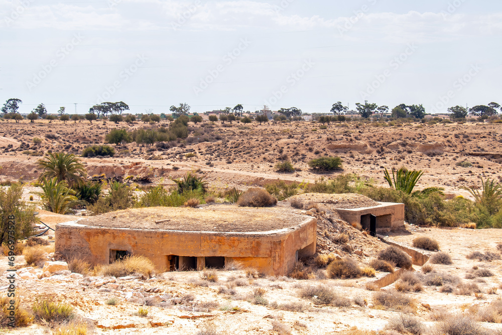 Bunker Outside Mareth Line Military Museum, Gabes, Tunisia