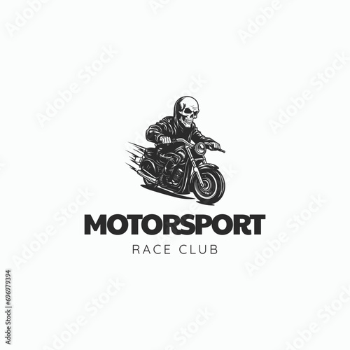 motorsport race club icon logo vector