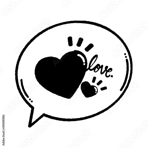 svg 14FEB love doodle element set