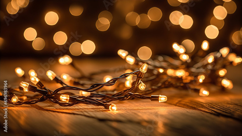 Magical Glow: Enchanting Fairy Lights Capturing the Spirit of Christmas
