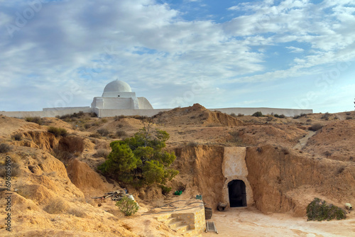 Matmata, a Berber town with unique underground dwellings in Tunisia photo
