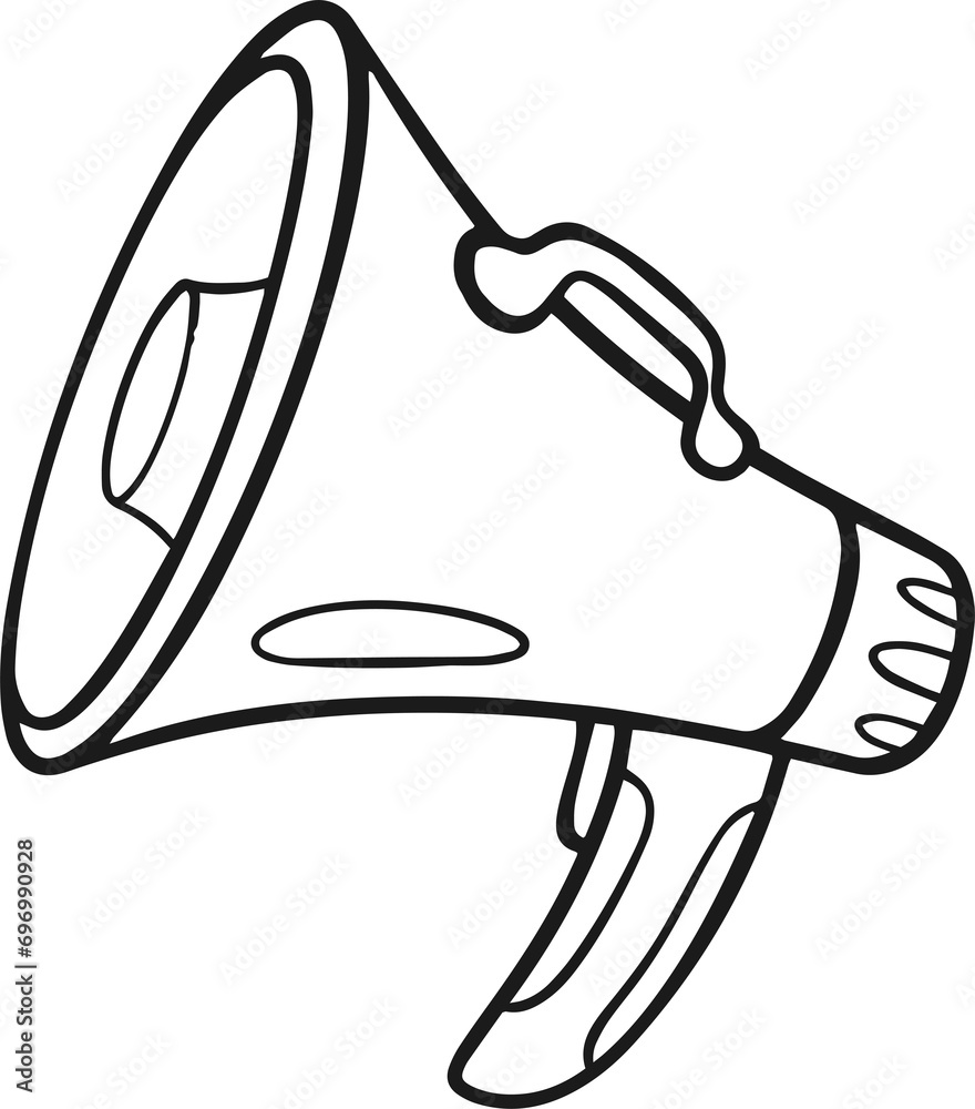 megaphone message illustration megaphone message illustration