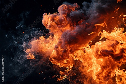Raging Inferno: Flames Unleashed Across the Screen – A Visual Storm of Heat and Destruction