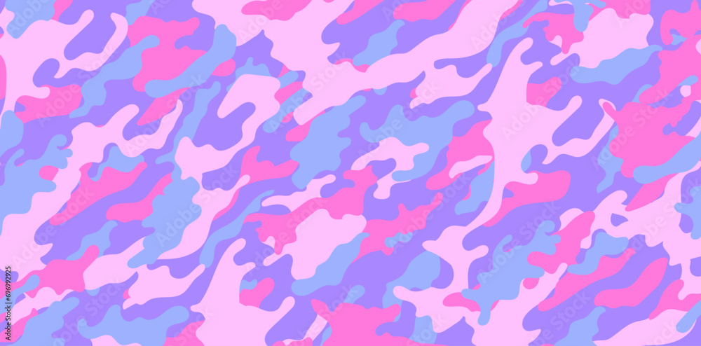 Pink camouflage military pattern. Vector camouflage pattern for clothing design. Pink camouflage military pattern. Vector camouflage pattern for clothing design.