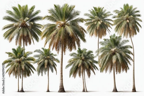 palm tree on white background © TikTok