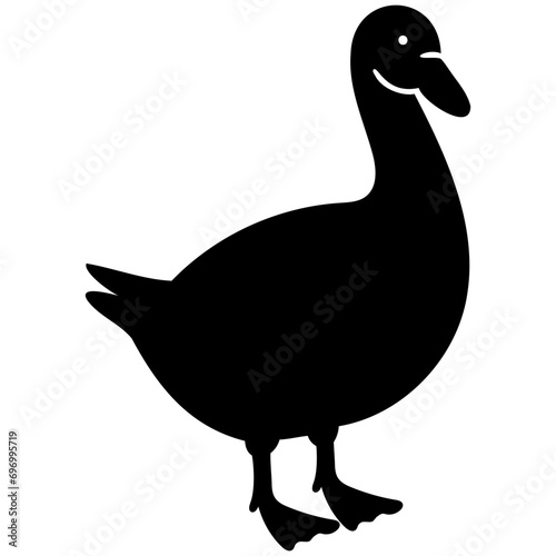 Silhouette Goose illustration 