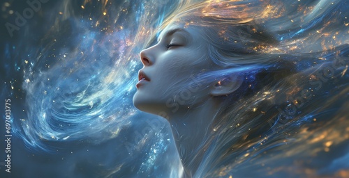 Celestial Awakening: Starseed Ascension for Spiritual Enlightenment and Energized Awakening. photo