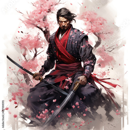 samurai cherry blossom petals