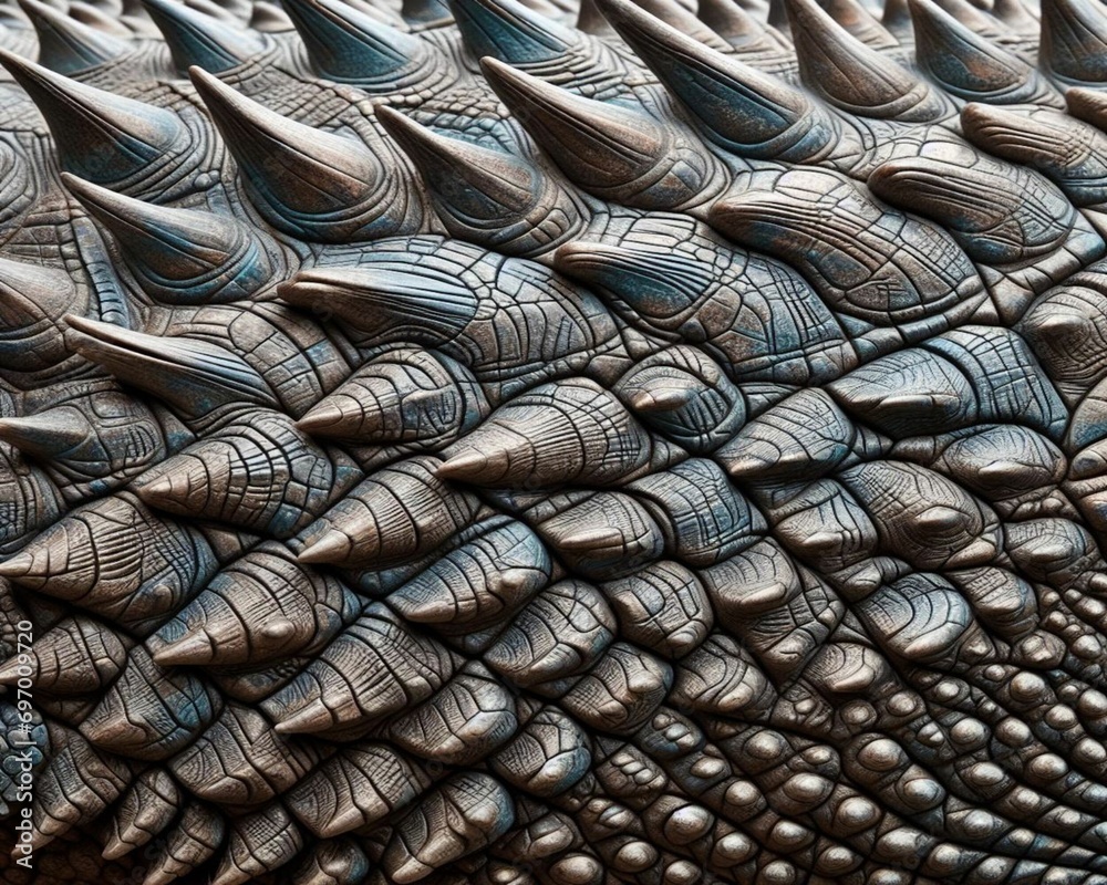 close up of scales
