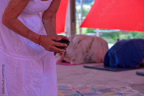 Fotografía person in costume,  kundalini awakening, meeting center, spiritist meeting, spir