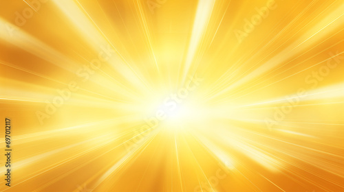 Universal abstract yellow background with beautiful rays of illumination.