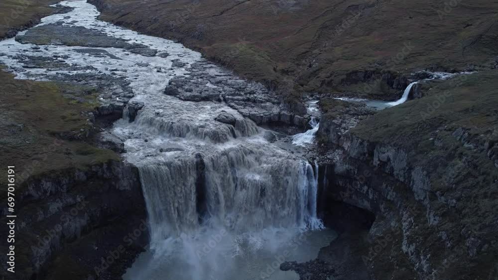 Iceland Kirkjufoss Faxi Iceland Kirkjufoss Faxi