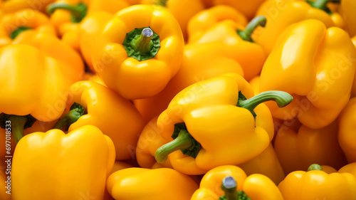yellow bell peppers photo