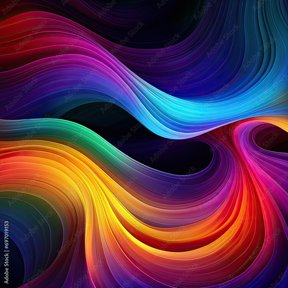 Bright rainbow psychedelic color gradient Bright rainbow psychedelic color gradient