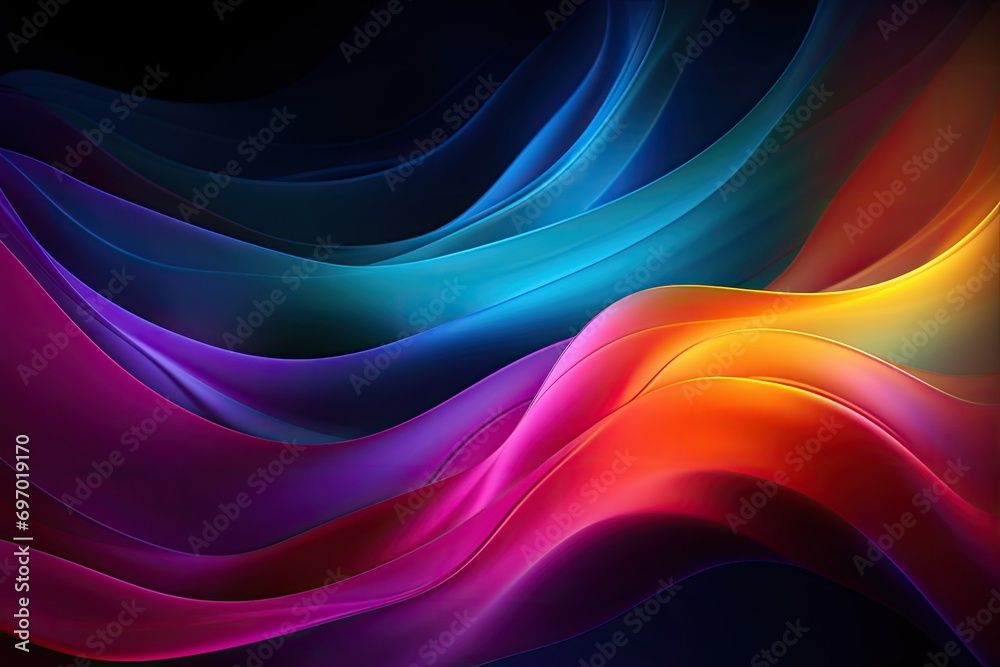 Bright rainbow psychedelic color gradient Bright rainbow psychedelic color gradient