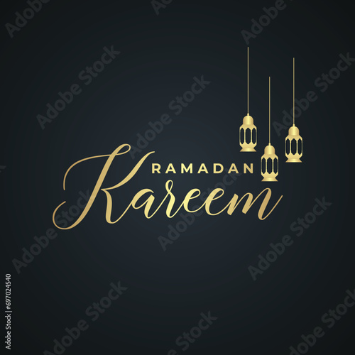 Ramadan Kareem Design with Islamic Theme