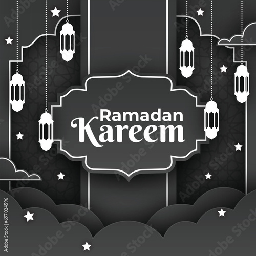 Ramadan Kareem Design with Islamic Theme