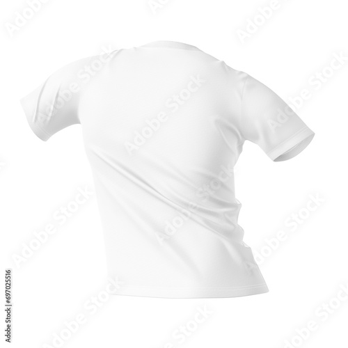 an image of a white shirt isolated on a blank background