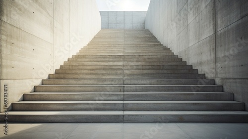 Concrete Stairs with Architectural Detail Background