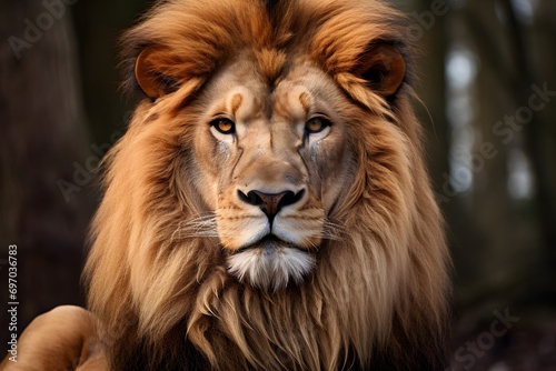 lion is staring © haallArt